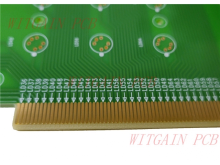 Double sided gold finger board