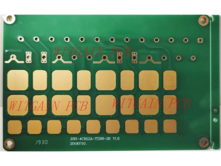 Double sided thick copper plate